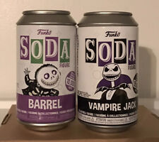 Funko Soda Nightmare Before Christmas Lot Vampire Jack & Barrel Common Soda Cans