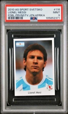 2010 As Sport Svetsko Lionel Messi #116# PSA 9 POP 13 - Imagen 1 de 2