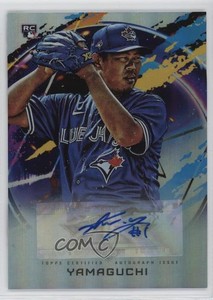 2020 Topps Fire Fire Auto Shun Yamaguchi #FA-SY Rookie Auto RC