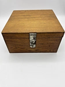 USPS Post Office Postal Service Wood Stamps File Box Connecticut 1945 - Picture 1 of 11