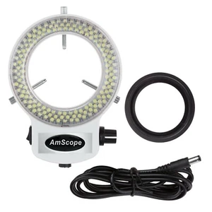 Luz Anular Ajustable De 144 LED Para Microscopio Estéreo Y Cámara - Imagen 1 de 4