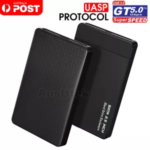 NEW USB 3.0 Portable External Hard Drive Disk Case Slim SATA Storage Box Device - Picture 1 of 11