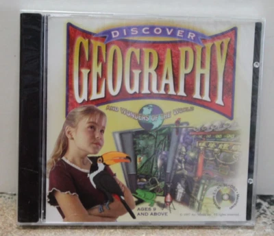 DISCOVER Geography and wonders of the world PC CD-ROM vintage software - Image 1 of 3