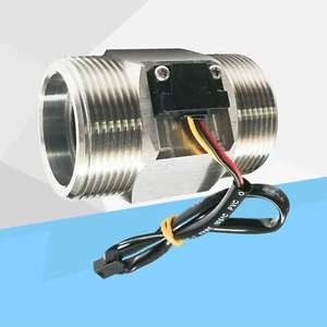 1.25" Stainless Steel Dn32-s Hall Turbine Water Flow Meter Sensor Flowmeter - Picture 1 of 11