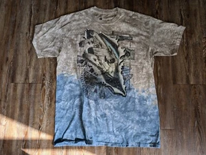Disney Star Wars Millennium Falcon Tie Dye T-shirt Size L Adult - Picture 1 of 4