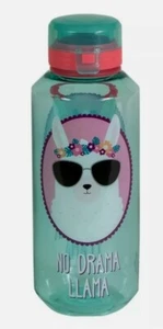 NEW Cool Gear 16oz Single Wall Tumbler Water Drink Bottle No Drama Llama Teal - Picture 1 of 3