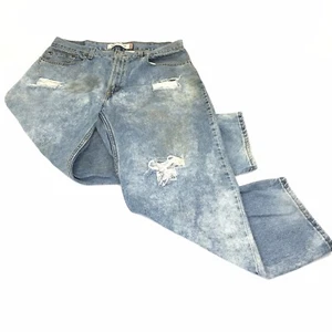 Levis 560 Herrenjeans rot Tab Distressed zerstört geschlagen Vintage 38 x 32 - Bild 1 von 7