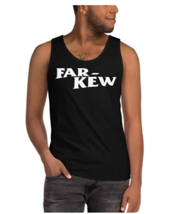 Far Kew Singlet Gildan Brand great quality large sizes Black Tank Top M to 3XL - Picture 1 of 1