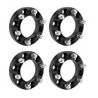 1inch 6x5.5-6x5.5 Black Wheel Spacers 12x1.5-106mm fits Toyota 4Runner 4x Toyota Fortuner