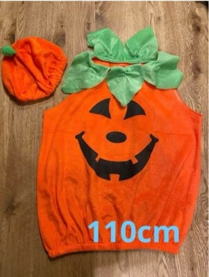 2 Piece Pumpkin Costume Size 110cm - Image 1 of 3