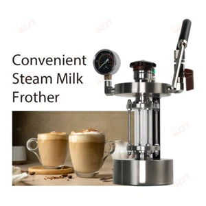 Espumador de leche de café extractor de vapor de leche comercial estilo vintage 700 ml usado - Imagen 1 de 13