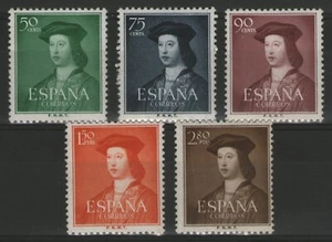 ESPAGNE: n°826/830 **, "Ferdinand le catholique" (cote 72,50€) - Picture 1 of 1