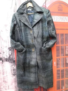 ABRIGO CHICA EL CORTE INGLES SIMIL PIEL TALLA 48 - Imagen 1 de 6