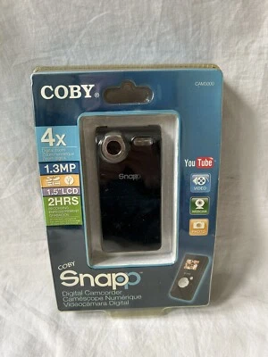 Coby Snapp CAM3000 1.3MP 32MB Memory Camcorder New Sealed - Image 1 of 2