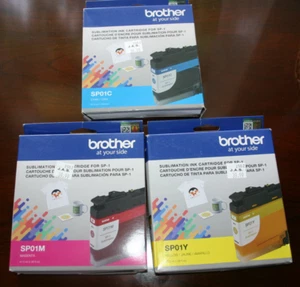 Brother SP01Y SP01M SP01C Standard Capacity Sublimation Ink Cartridge *CHOICE* - Picture 1 of 7