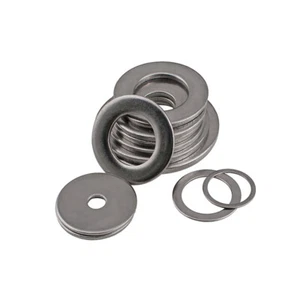 4# Unterlegscheiben M3-M20 Edelstahl 304 A2 V2A Beilagscheiben Dicke=1mm - Picture 1 of 8