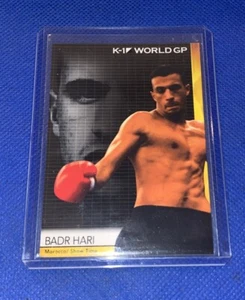 Tarjeta de MMA Epoch K1 World GP Badr Hari K-1 Kickboxing Legend 2008 Japón rara radiocontrol - Imagen 1 de 4