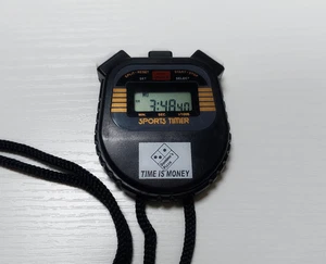 Vintage Dominos Pizza Time is Money Digitale Stoppuhr mit Datum & Uhr Werbeartikel - Bild 1 von 7