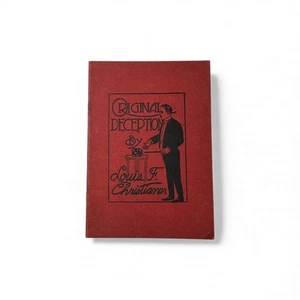 ORIGINAL DECEPTIONS BY LOUIS F. CHRISTIANER - FIRST EDITION / Vintage Magic Book - Picture 1 of 1