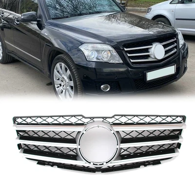 Front Upper Grill Grille For 2009-2012 Mercedes Benz X204 GLK280 GLK350 GLK300 - Изображение 1 из 4