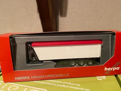 HERPA 076555 REMORQUE  3 ESSIEUS NEUTRE-HO-1/87, IDEM BREKINA, WIKING, NOREV - Photo 1/4