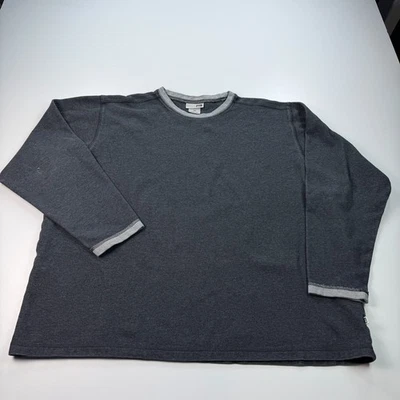 REI Sudadera Para Hombres 2XL XXL Gris Cuello Redondo Pullover Algodón Exterior Informal Foto 1 de 4