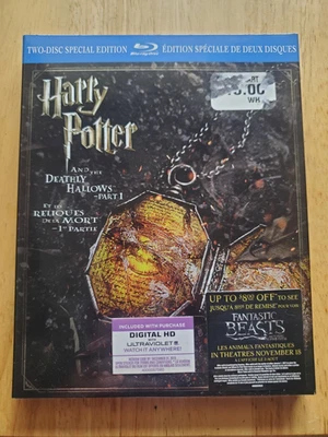 Harry Potter and the Deathly Hallows Part 1 Blu-Ray Brand New Sealed Warner Bros - Image 1 of 4