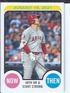 Shohei Ohtani 2022 Topps Heritage High Numbers Now & Then - Picture 1 of 1