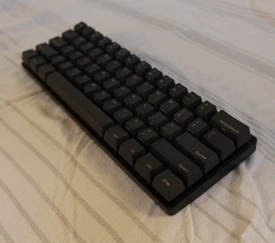 Vortex Pok3r Keyboard 60% black color brown switch gaming - Image 1 of 4