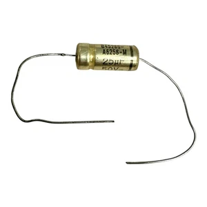 B45265-A6256-M Siemens Capacitor Axial Tantalum 25uF 50V 17.5x8mm - Foto 1 di 1