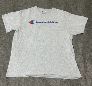 Champion Gray Short Sleeve Shirt Size 1XL - Picture 1 of 5