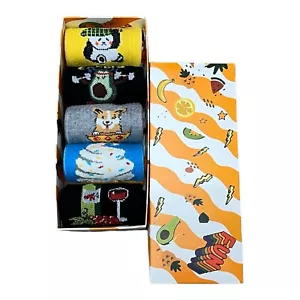 5 Pairs Cute Gift Box Set/Funky Socks/Colourful Funny Socks/Unisex Socks - Picture 1 of 7