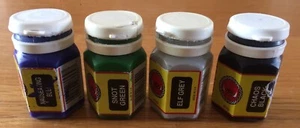 Vintage Sechskantwanne Zitadelle Farbfarben Menge 4 Spiele Workshop - Bild 1 von 4