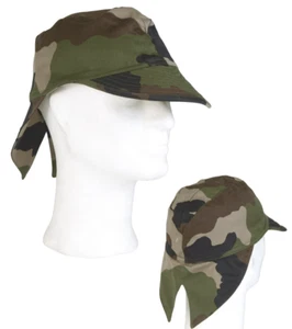 French Army Woodland CCE Camo Field Cap Lightweight Warm Weather Unissued Hat - Picture 1 of 1