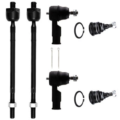 6pcs Front Lower Ball Joints Tie Rod End Linkage For 2000-2005 Hyundai Accent - Image 1 of 4