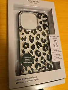 Kate Spade Defensive Case for MagSafe for iPhone 14 Pro - City Leopard - Picture 1 of 4