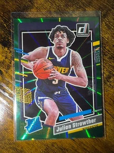 2023-24 Panini Donruss - Rated Rookie Julian Strawther #242 Holo Green Laser... - Picture 1 of 2