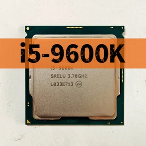 Intel Core i5-9600K SRELU SRG11 3.7GHz 6 Cores 6T 9MB 95W LGA1151 CPU i5 9600K - Picture 1 of 3