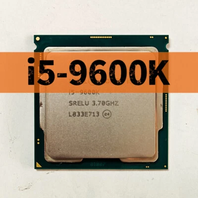 Intel Core i5-9600K SRELU SRG11 3.7GHz 6 Cores 6T 9MB 95W LGA1151 CPU i5 9600K - Image 1 of 3
