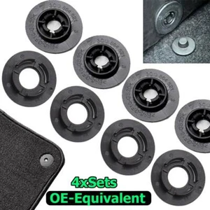 8X CAR MAT CARPET CLIPS FIXING GRIPS CLAMPS FLOOR HOLDERS FOR VW AUDI RETENTION - Picture 1 of 6