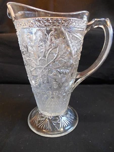 Indiana #171 Roselle W/ Pinwheels 10 in. Pitcher late 1920 - Picture 1 of 6