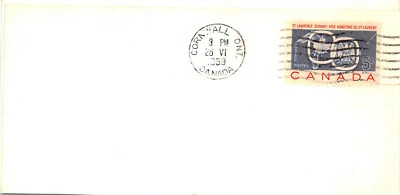 1131 4c St. Lawrence Seaway "turned" cover [832076] - Image 1 of 2