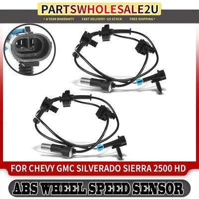 2x Sensor de velocidad de rueda ABS trasero para Chevy Silverado 2500 HD GMC Sierra 2500 HD Foto 1 de 4