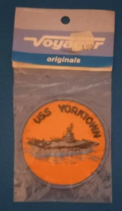 USS Yorktown ☆ Voyager Brand Souvenir Travel 3" Navy CV-10 Patch - Sealed t n - Picture 1 of 6