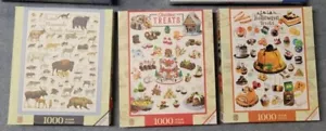 MASTERPIECES 1000 Pc. Jigsaw Puzzles: Land Mammals, Christmas Treats, Halloween - Picture 1 of 1