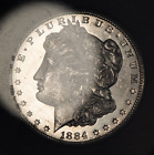 1884-CC $1 MORGAN SILVER DOLLAR - SEMI-PL - VAM 2 DOUBLE 1 8 - GSA - OGP - B3036