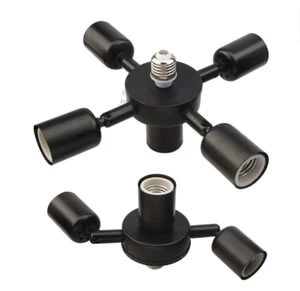 Lampenfassung Light Socket Splitter Adapter E27 Lampe Halter 360° Einstellbar - Bild 1 von 14