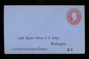 US Postal Stationery UO54 Mint Official Envelope Entire 3c Washington issd. 1875 - Picture 1 of 2