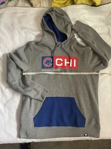 MLB Chicago Cubs Fanatics Men's XL Gray Hoodie - Picture 1 of 4