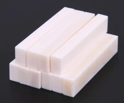 1PC Acoustic Guitar Bridge Nut bone DIY instrument material Bass UkuleLe Banjo - image 1 of 4